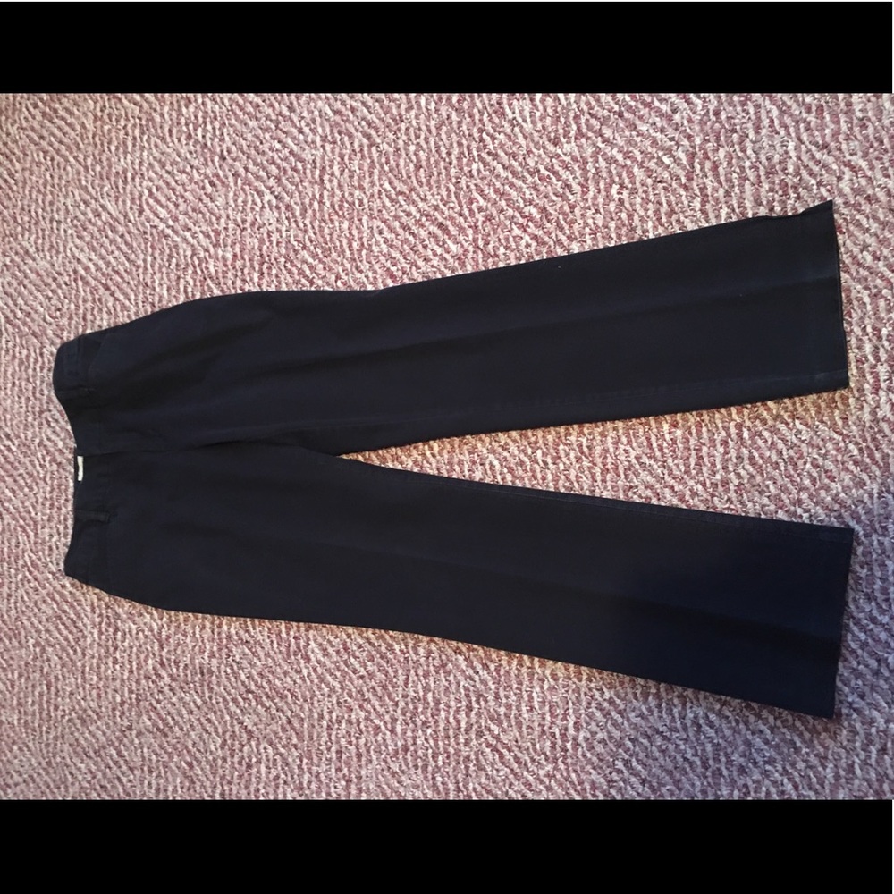 Navy trousers by St John’s Bay.